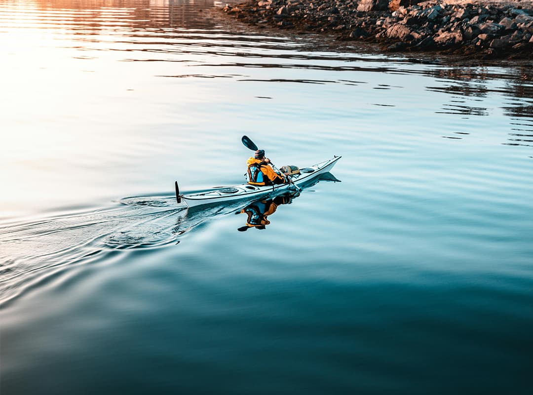 Sea kayak travel is the most popular form of kayaking